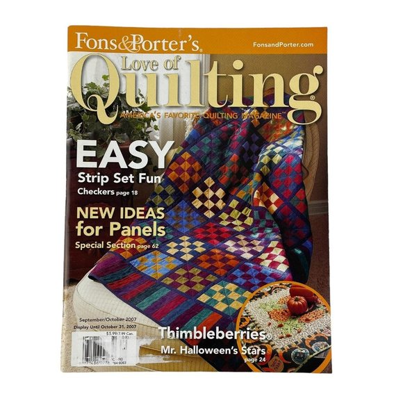Fons & Porter Love of Quilting Magazine 2007 Lot of 6 - Picture 5 of 6
